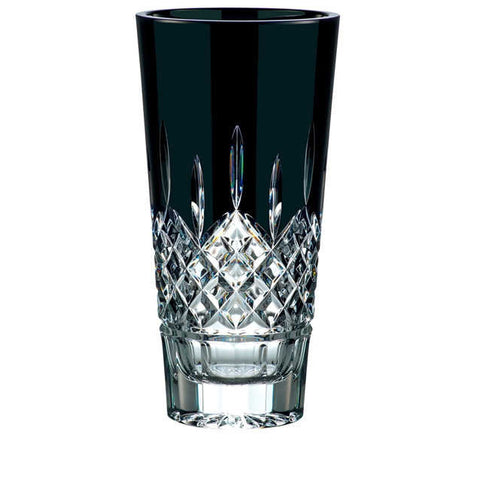 Lismore Black Vase 10" by Waterford