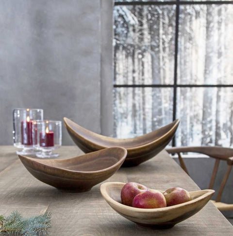 Live Edge Bowl Black Walnut 20in by Andrew Pearce