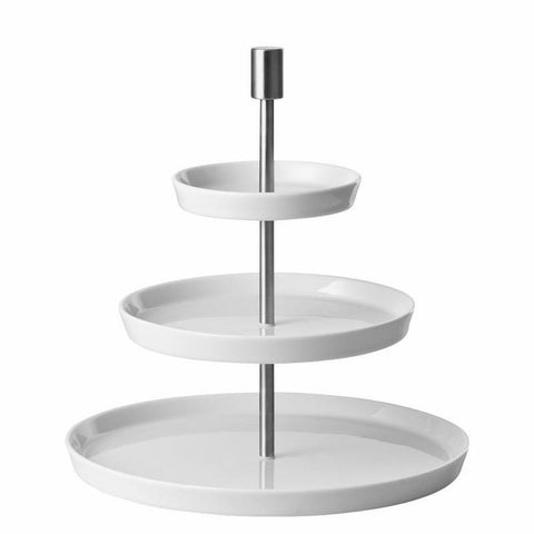 Loft White Etagere Round, 3 Tiers by Rosenthal