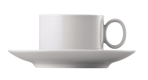 Loft White Tea Saucer Stackable by Rosenthal