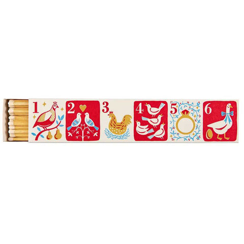 Long Matches Twelve Days of Christmas by Archivist Gallery