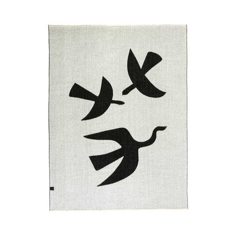 LottaLove Reversible Throw Black/Ivory  by Blacksaw