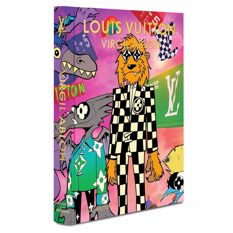 Louis Vuitton Virgil Abloh Cartoon Cover by Assouline