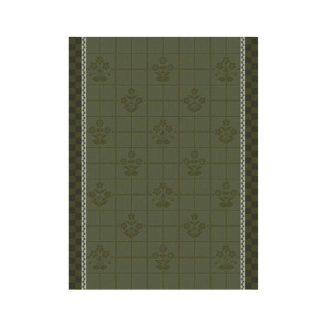 Lulu Luce Green Tea Towel by Le Jacquard Francais