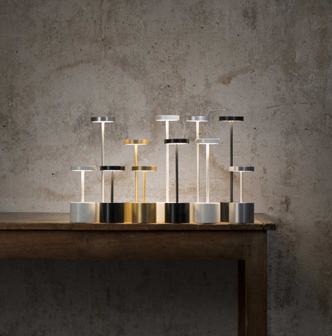 Luxciole  Lamp Gold Mini 18cm by Hisle