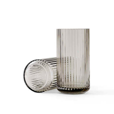 Lyngby Glass Vase Smoke 8.1in by Lyngby Porcelain