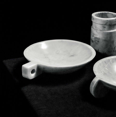 Marble White Cozumel Bowl by Ayres