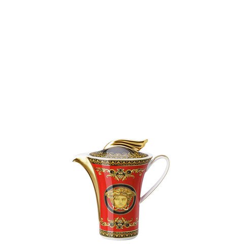 Medusa Red Covered Creamer by Versace