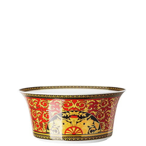 Medusa Red Large Vegetable Bowl, Open by Versace