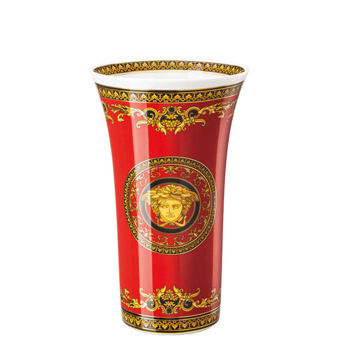 Medusa Red Medium Vase by Versace