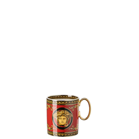 Medusa Red Modern AD Cup & Saucer by Versace