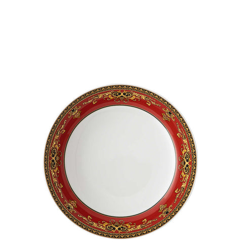Medusa Red Modern Rim Soup by Versace
