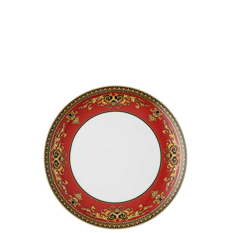 Medusa Red Modern Salad Plate by Versace