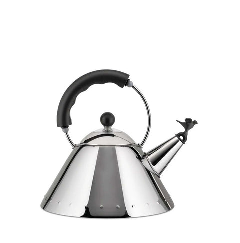 Michael Graves Kettle Bird Shaped Whistle Black by Alessi