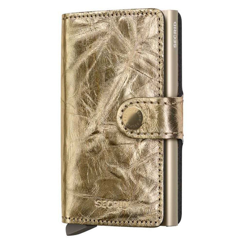 Miniwallet Crunch Gold by Secrid