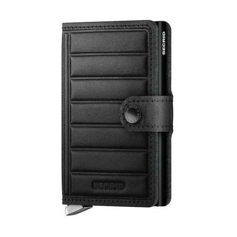 Miniwallet Emboss Lines Black by Secrid
