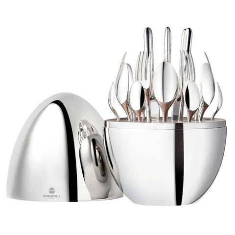 Mood 24-Piece Silverplate Set for 6 People by Christofle