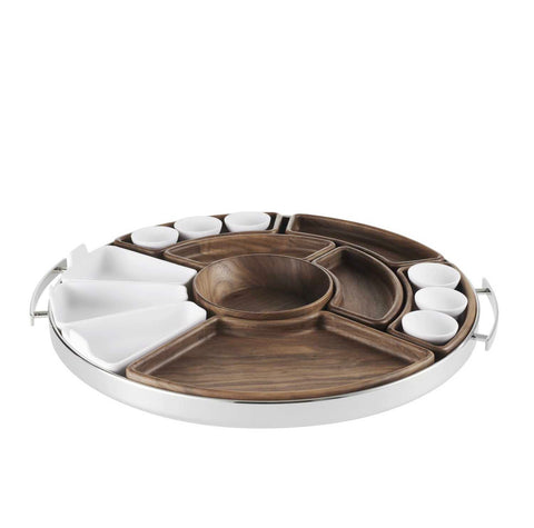 Mood Asia Stainless Steel Tray by Christofle