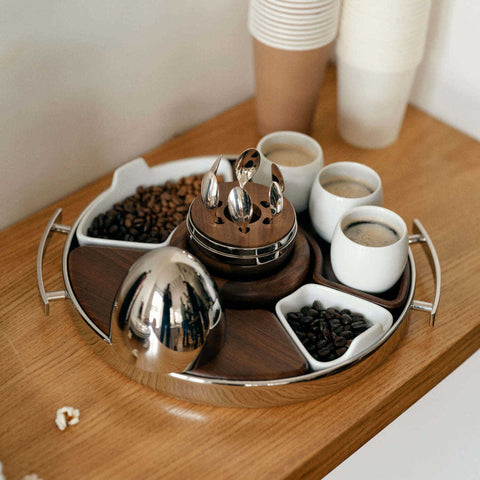 Mood Coffee Silverplate 6-Piece Espresso Spoon Set by Christofle