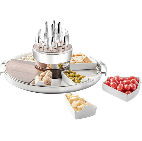 Mood Party Stainless Steel Tray by Christofle