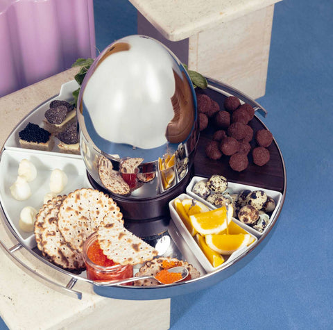 Mood Party Stainless Steel Tray by Christofle
