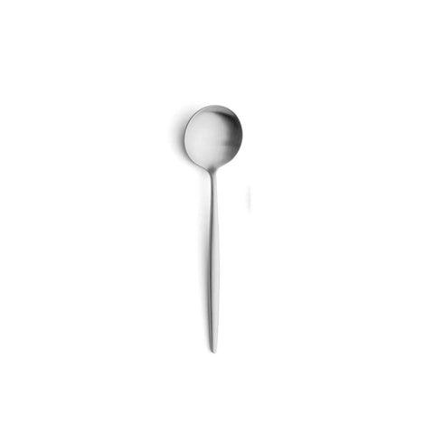 Moon Matte Dessert Spoon by Cutipol