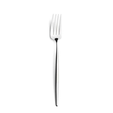 Moon Polished Dessert Fork by Cutipol