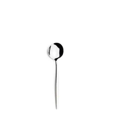Moon Polished Dessert Spoon by Cutipol