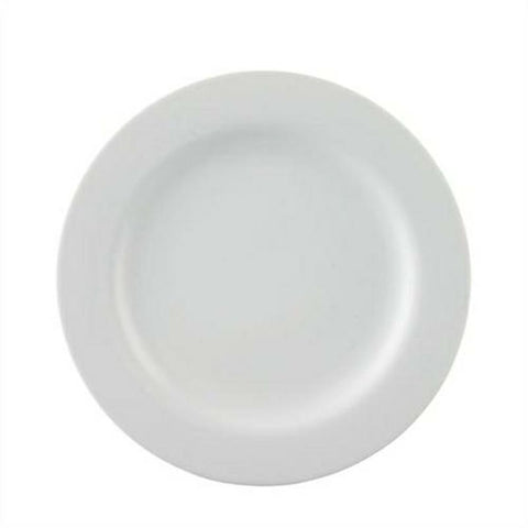 Moon White Dinner Plate by Rosenthal