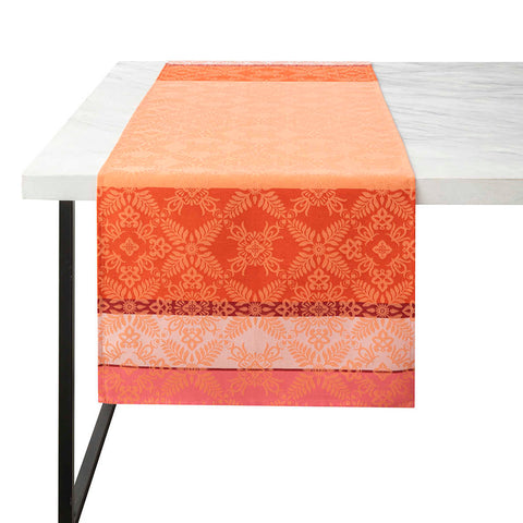 Mumbai Orange Runner by Le Jacquard Francais
