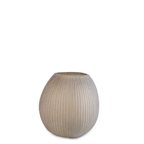 Nagaa  Vase Medium Smokegrey by Guaxs