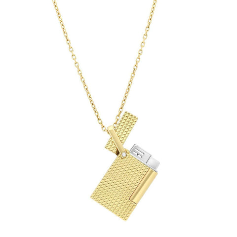 Necklace Lighter Diamond Head Gold by Dupont