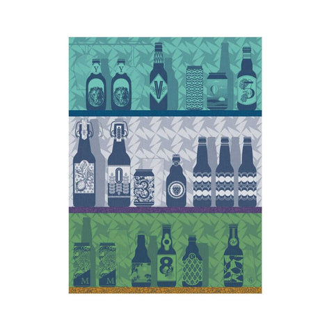 Neo Brasseurs Blue Tea Towel by Le Jacquard Francais