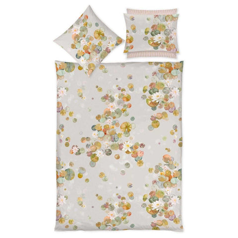 Ninfea Satin Queen Duvet Cover by Christian Fischbacher