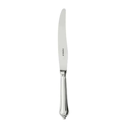 Noailles Sterling Dessert Knife (Round), Steel Blade by Puiforcat