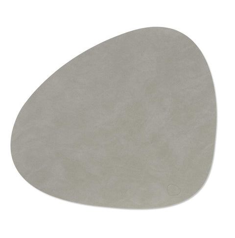 Nupo Table Mat Curve Large Light Grey by Lind DNA