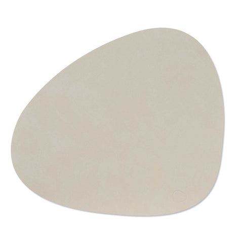 Nupo Table Mat Curve Large Oyster White by Lind DNA