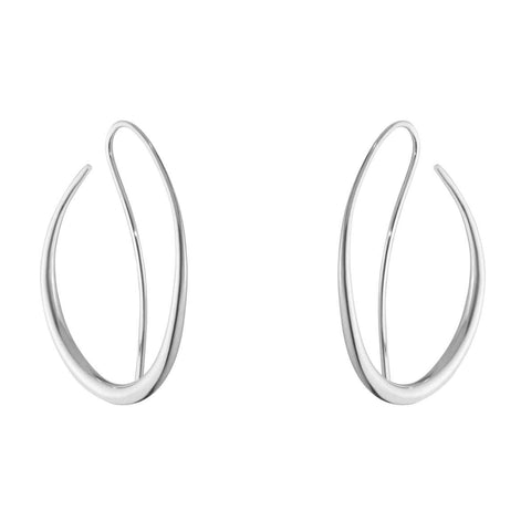 Offspring Double Hoop Earring Sterling Silver by Georg Jensen