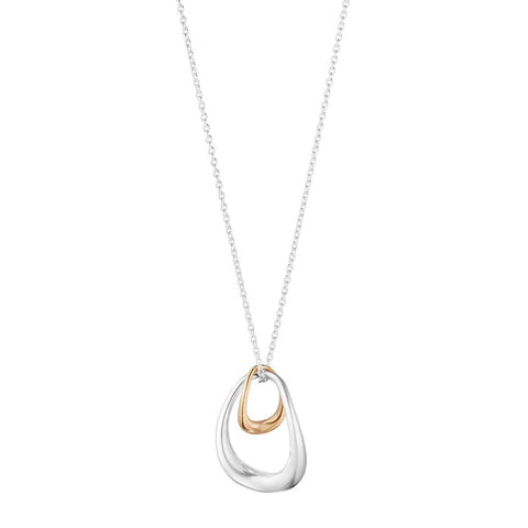 Offspring Pendant Sterling Silver and Rose Gold by Georg Jensen