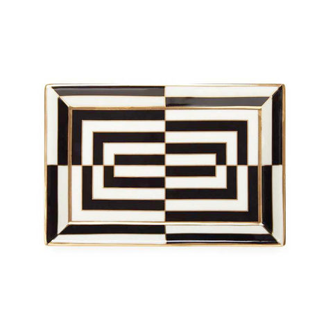 Op Art Rectangle Tray by Jonathan Adler