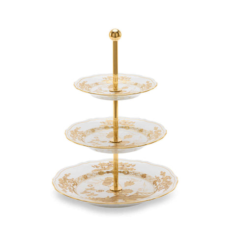 Oriente Italiano Aurum 3 Tier Stand  by Ginori