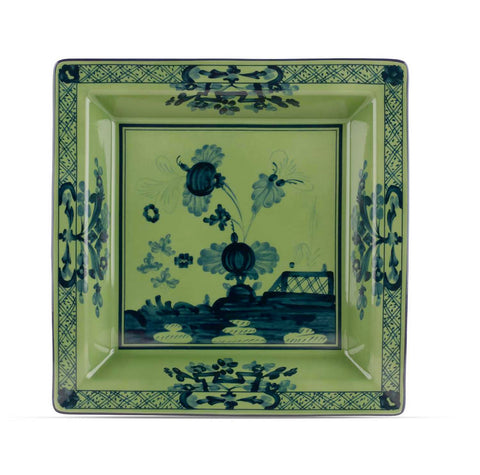 Oriente Italiano Malachite Large Squared Vide Poche by Ginori