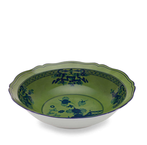 Oriente Italiano Malachite Round Deep Tray  by Ginori