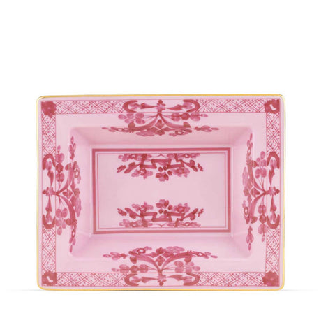 Oriente Italiano Porpora Rectangular Vide Poche by Ginori