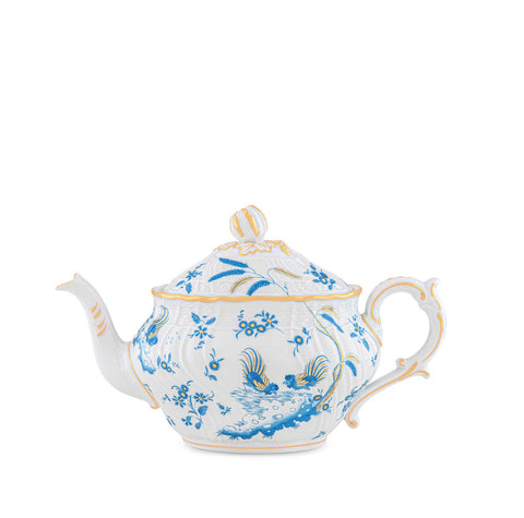 Oro Di Doccia Turchese Teapot With Cover For 6 by Ginori