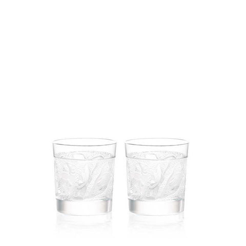 Owl Whiskey Tumblers Set Of 2 by Lalique