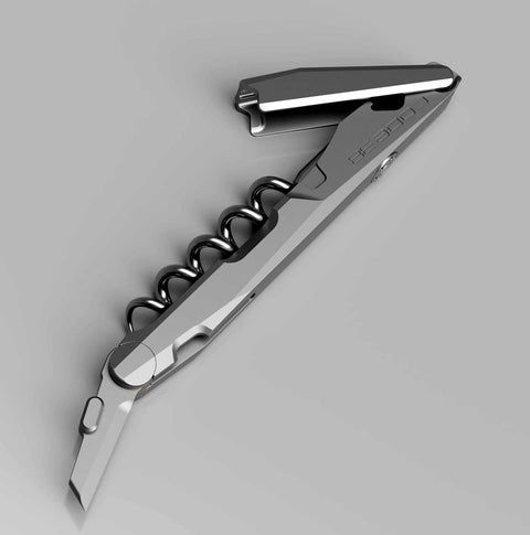 P Type Wine Key Pro Stainless by Code 38