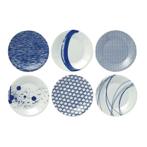Pacific Tapas Plates Assorted Set Of 6 by Royal Doulton