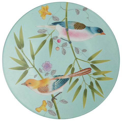 Paradis Medium Petit Four Stand #2 Turquoise Background by Raynaud