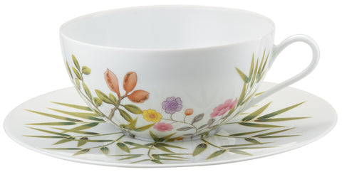 Paradis Turquoise Breakfast Saucer by Raynaud